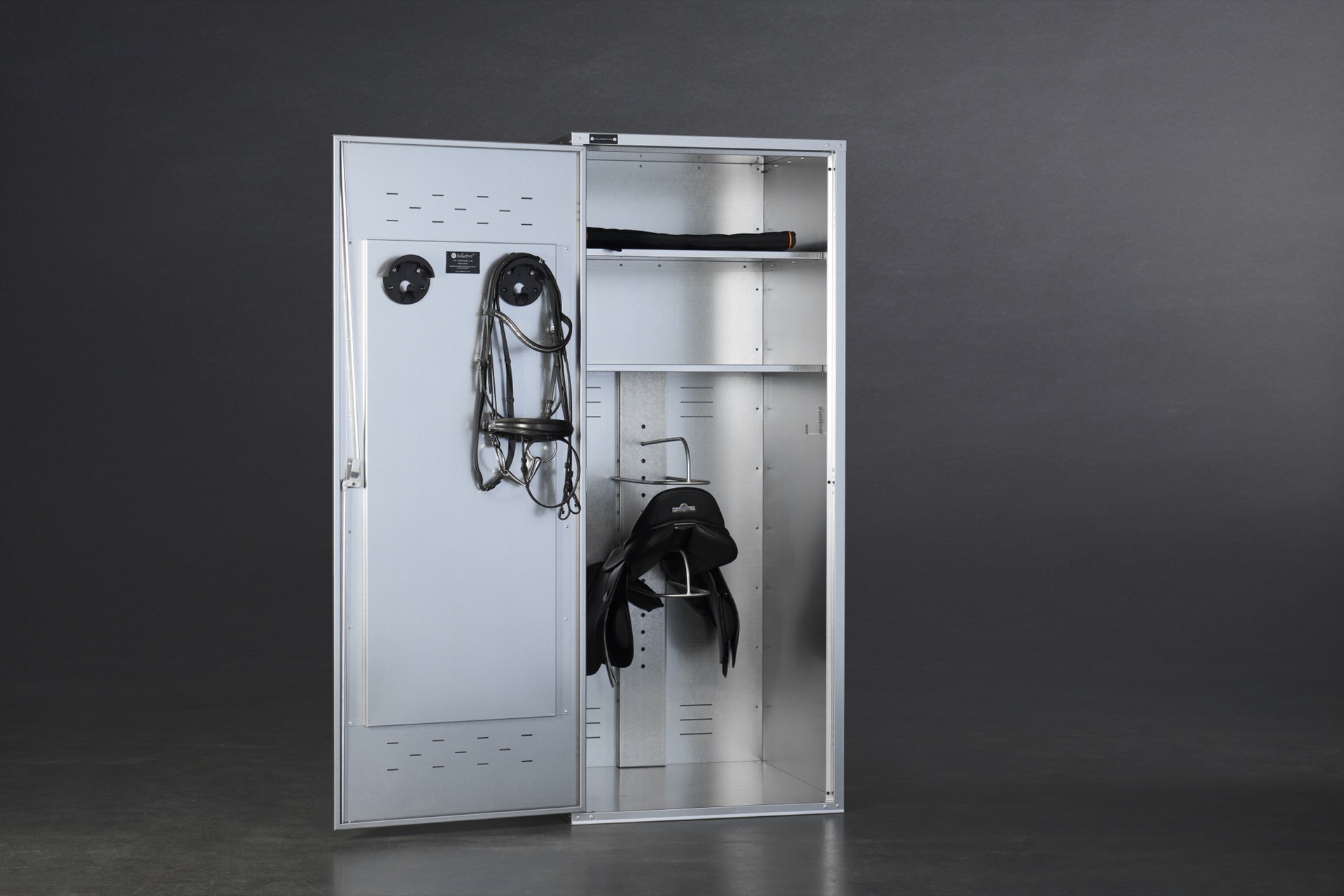 Armoire De Selle Grande Taille – 150x60x60 Cm, à Monter Soi-même, En Acier Galvanisé, 36,5 Kg - 4